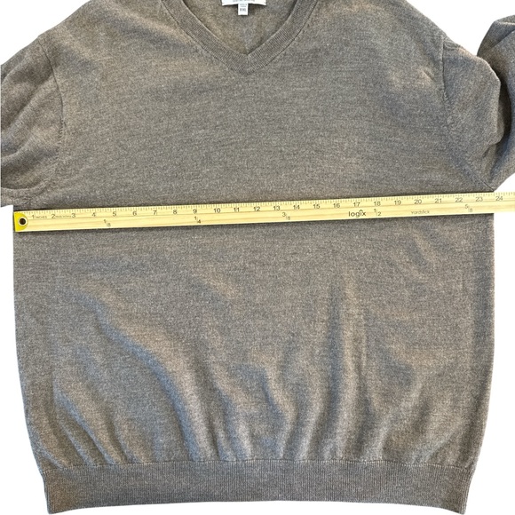 Men’s/ Women’s‎ V-Neck Merino Wool Brown - Picture 3 of 7
